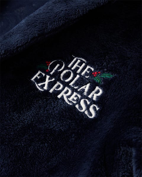 Халат Polar Express™ Train для детей, вышивка, флис — Gymboree, цвет: Синий