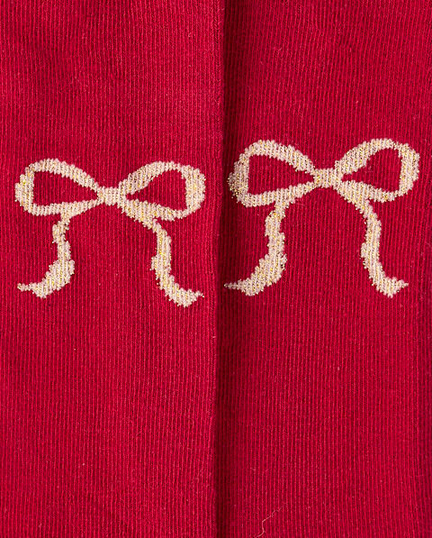 Колготки Gymboree Metallic Bow Tights - Tartan Remix для девочек, цвет: Красный