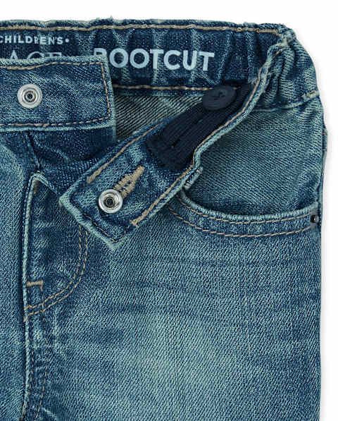 Джинсы The Children's Place Bootcut для мальчиков-малышей, цвет: Синий