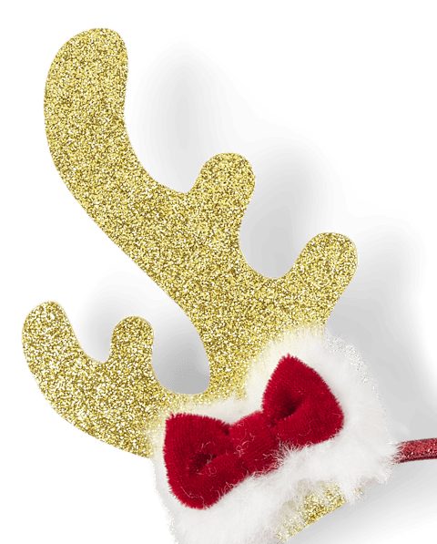 Аксессуары для волос The Children's Place Glitter Antler Headband для девочек, цвет: Разноцветный