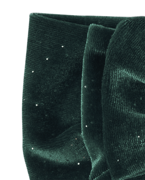 Аксессуары The Children's Place Velour Bow Headwrap для девочек-малышей, цвет: Зелёный