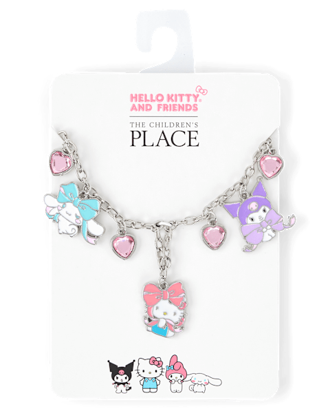 Колье The Children's Place Hello Kitty® And Friends Charm для девочек, цвет: Разноцветный
