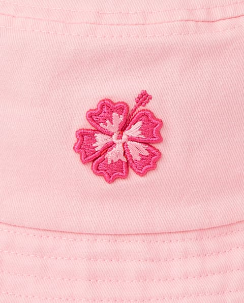 Панама The Children's Place Embroidered Hibiscus Bucket Hat для девочек-малышей, цвет: Розовый