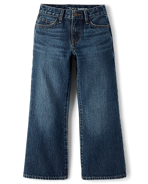Джинсы The Children's Place Relaxed Bootcut для мальчиков, цвет: Синий