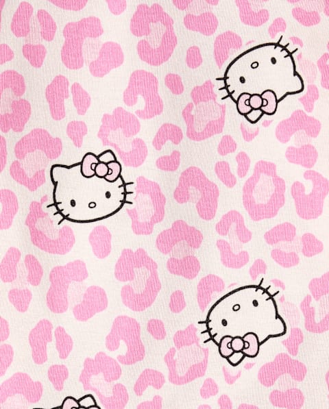 Пижама Hello Kitty® для детей, хлопок — The Children's Place, цвет: Белый