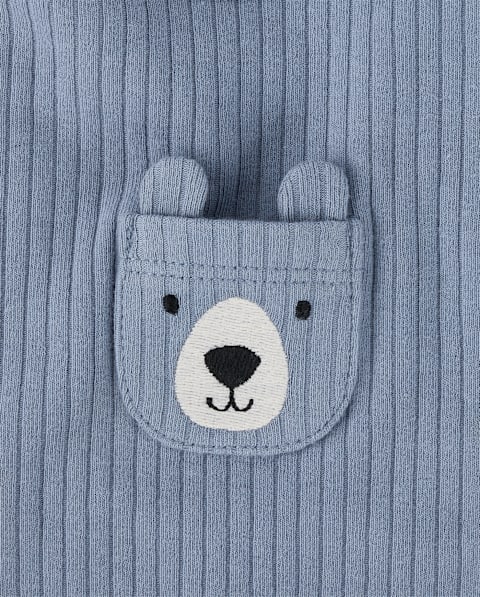 Нагрудники The Children's Place Embroidered Bear Bib 3-Pack для мальчиков-малышей, цвет: Кремовый