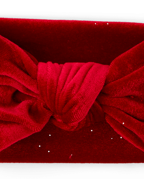 Аксессуары The Children's Place Glitter Velvet Bow Headwrap для девочек-малышей, цвет: Красный