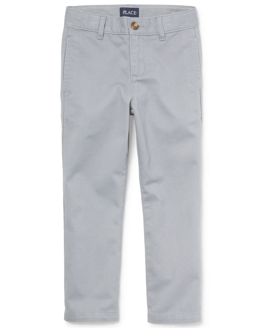 

Boys Boys Uniform Chino Pants - Gray - The Children's Place