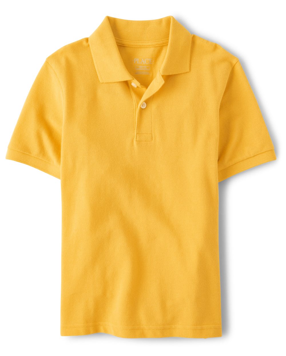 

s Boys Uniform Pique Polo - Yellow - The Children's Place