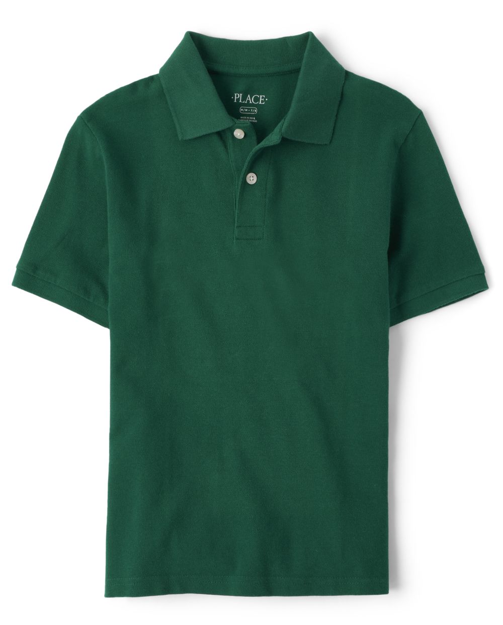 

s Boys Uniform Pique Polo - Green - The Children's Place