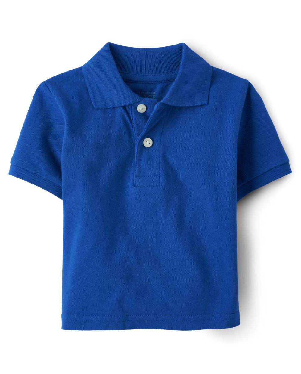 

s Baby And Toddler Boys Uniform Pique Polo - Blue - The Children's Place