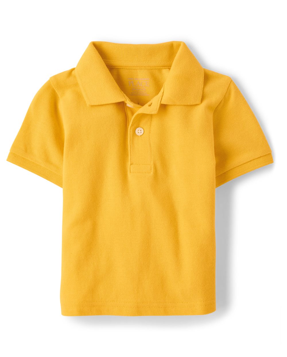 

s Baby And Toddler Boys Uniform Pique Polo - Yellow - The Children's Place