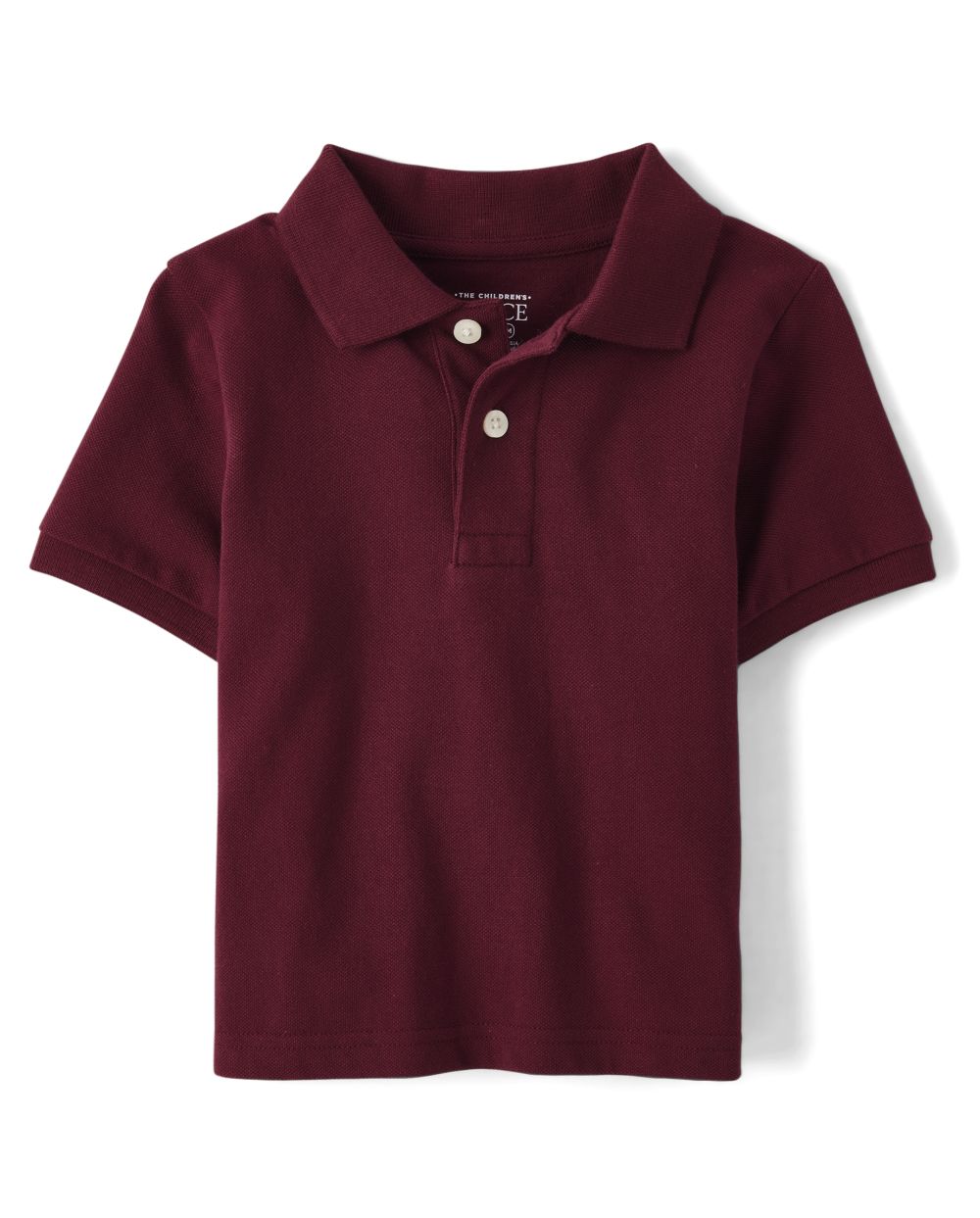 

s Baby And Toddler Boys Uniform Pique Polo - Red - The Children's Place