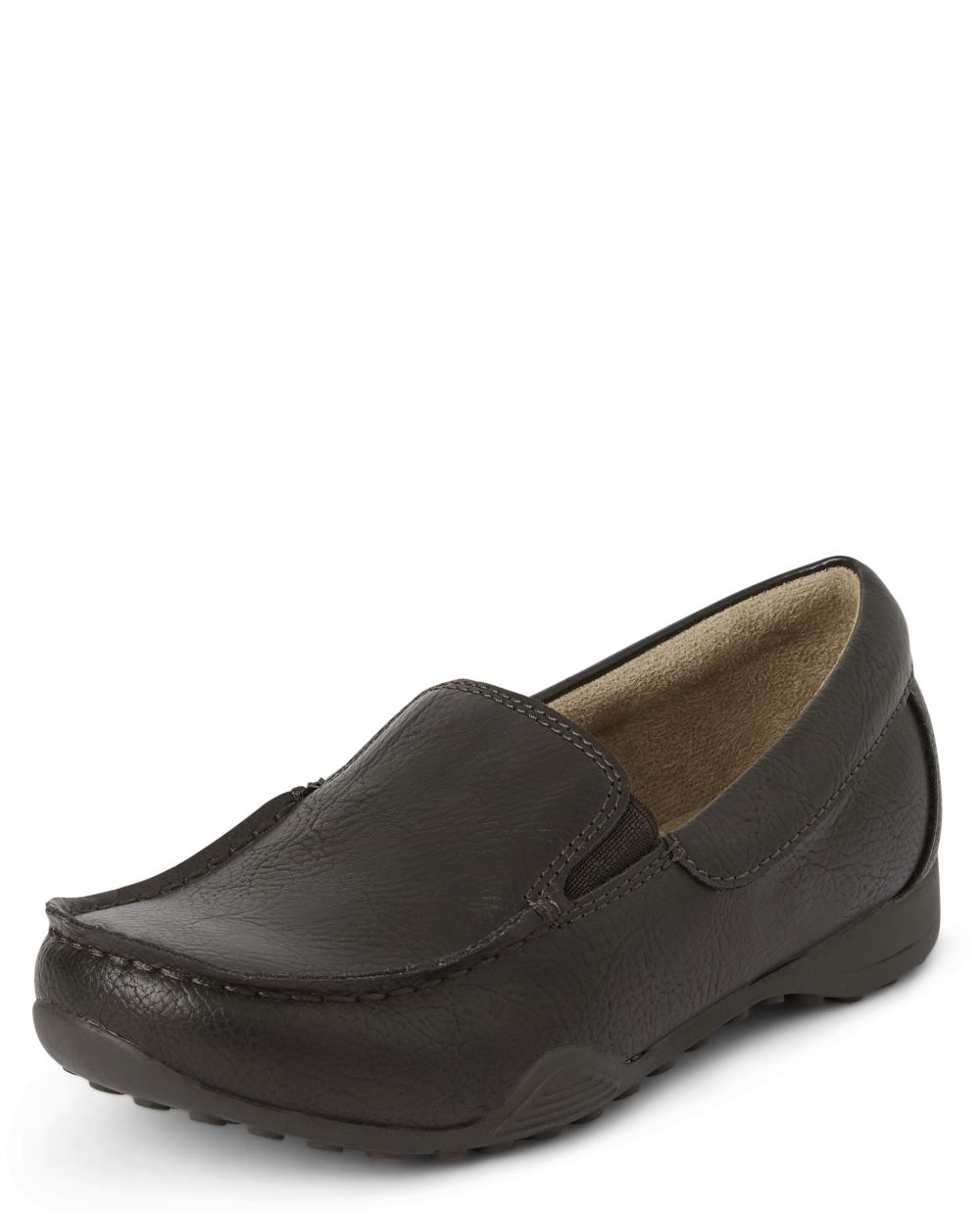 

Boys Boys Uniform Slip On Dress Shoes - Brown - The Children's Place