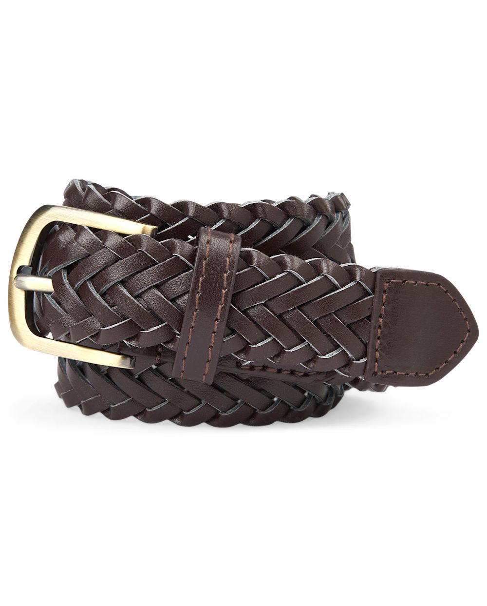 

Boys Boys Uniform Braided Belt - Brown - The Children's Place