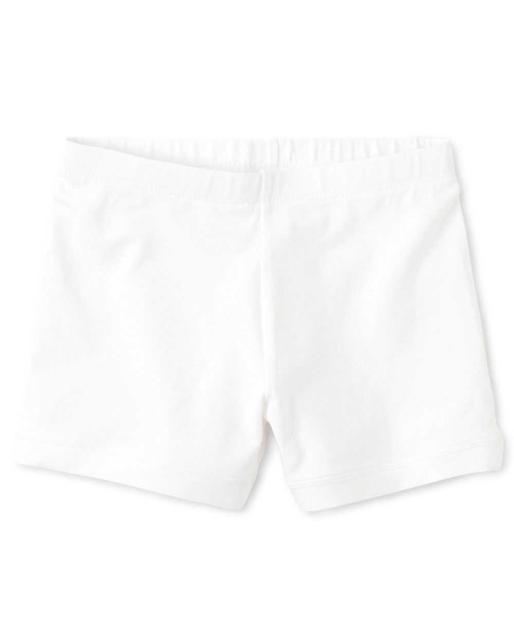 

Girls Uniform Cartwheel Shorts - White - The Children's Place
