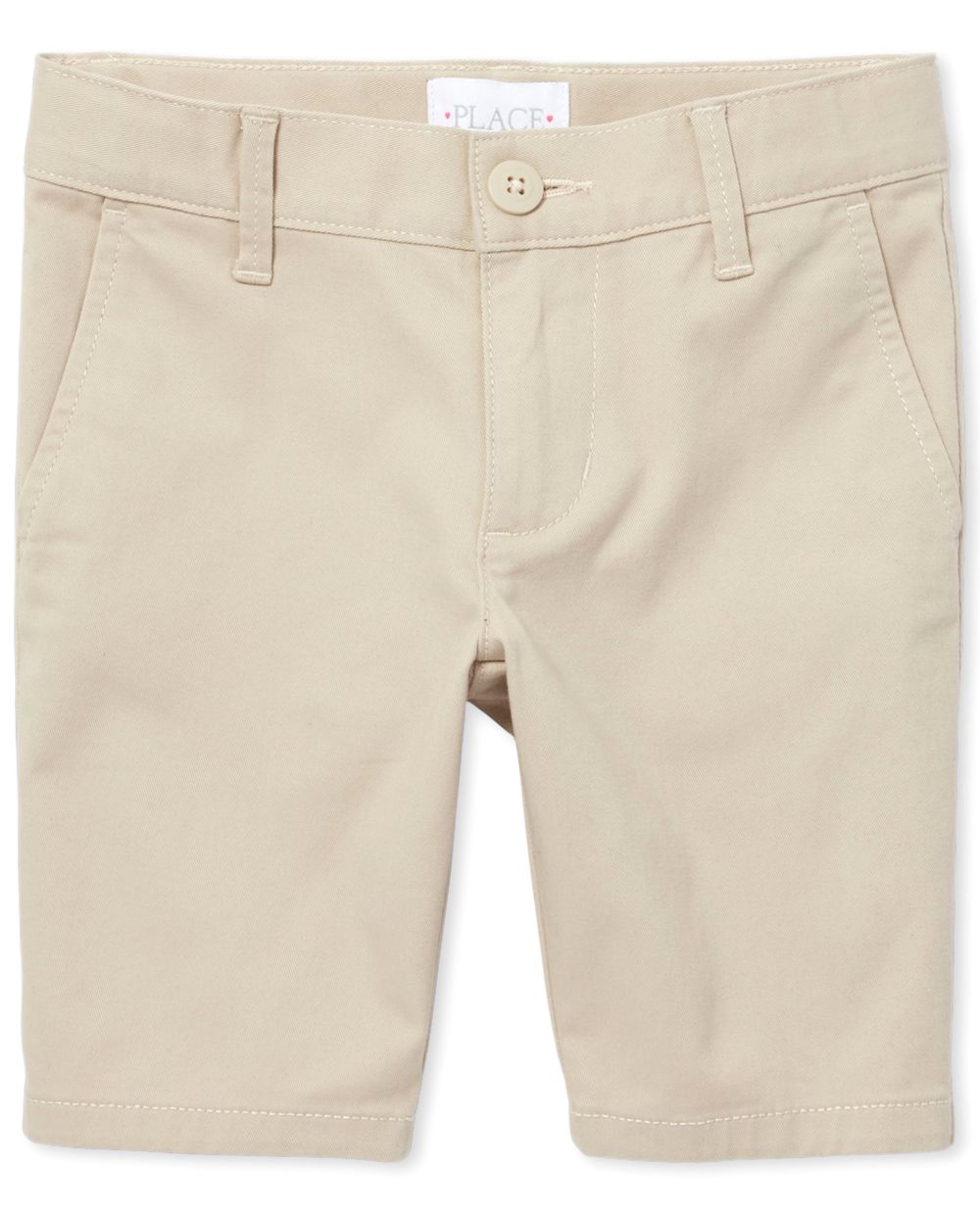

Girls Uniform Chino Shorts - Tan - The Children's Place