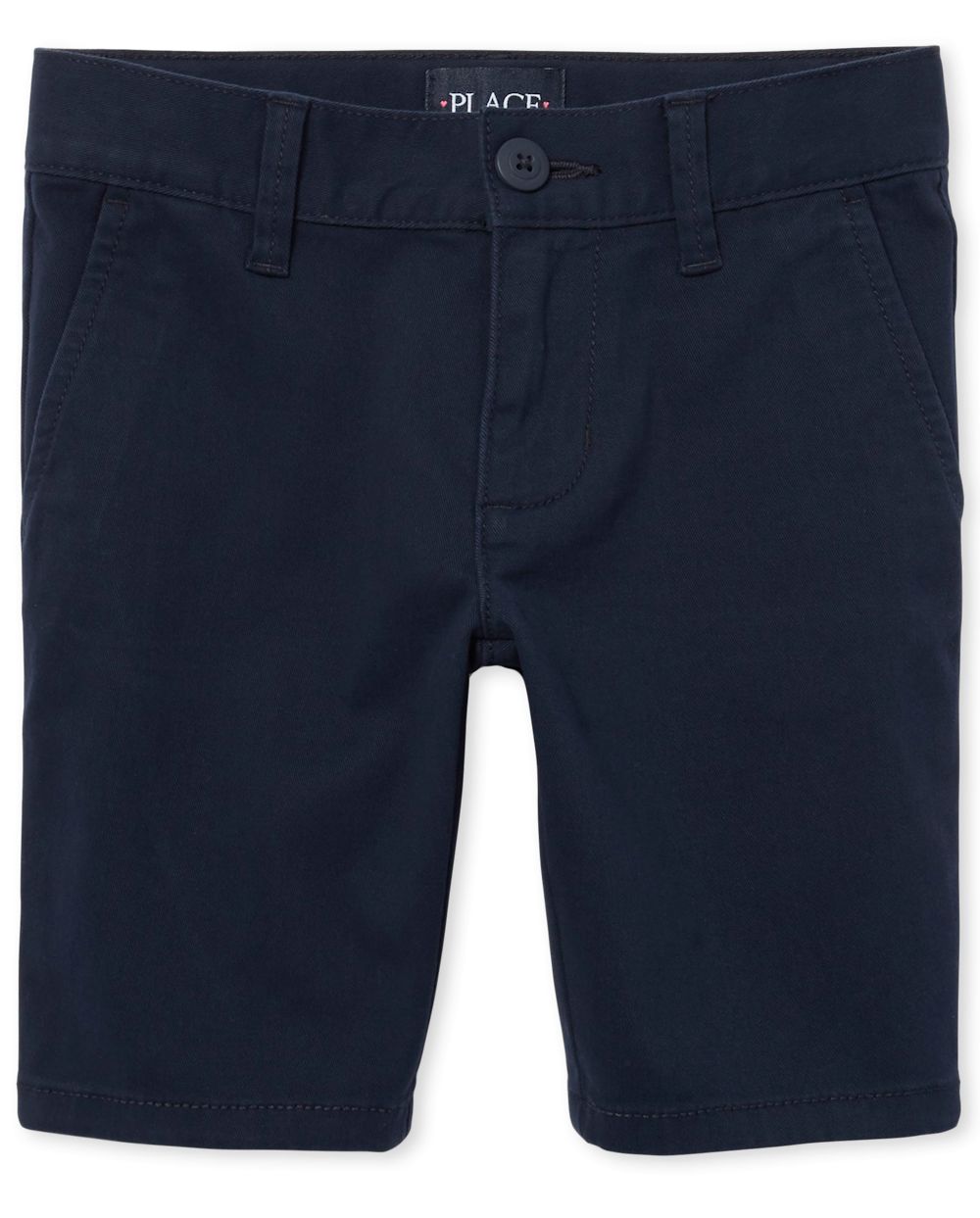 

Girls Uniform Chino Shorts - Blue - The Children's Place