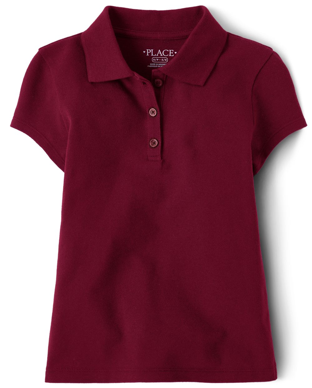 

s Uniform Pique Polo - Red - The Children's Place