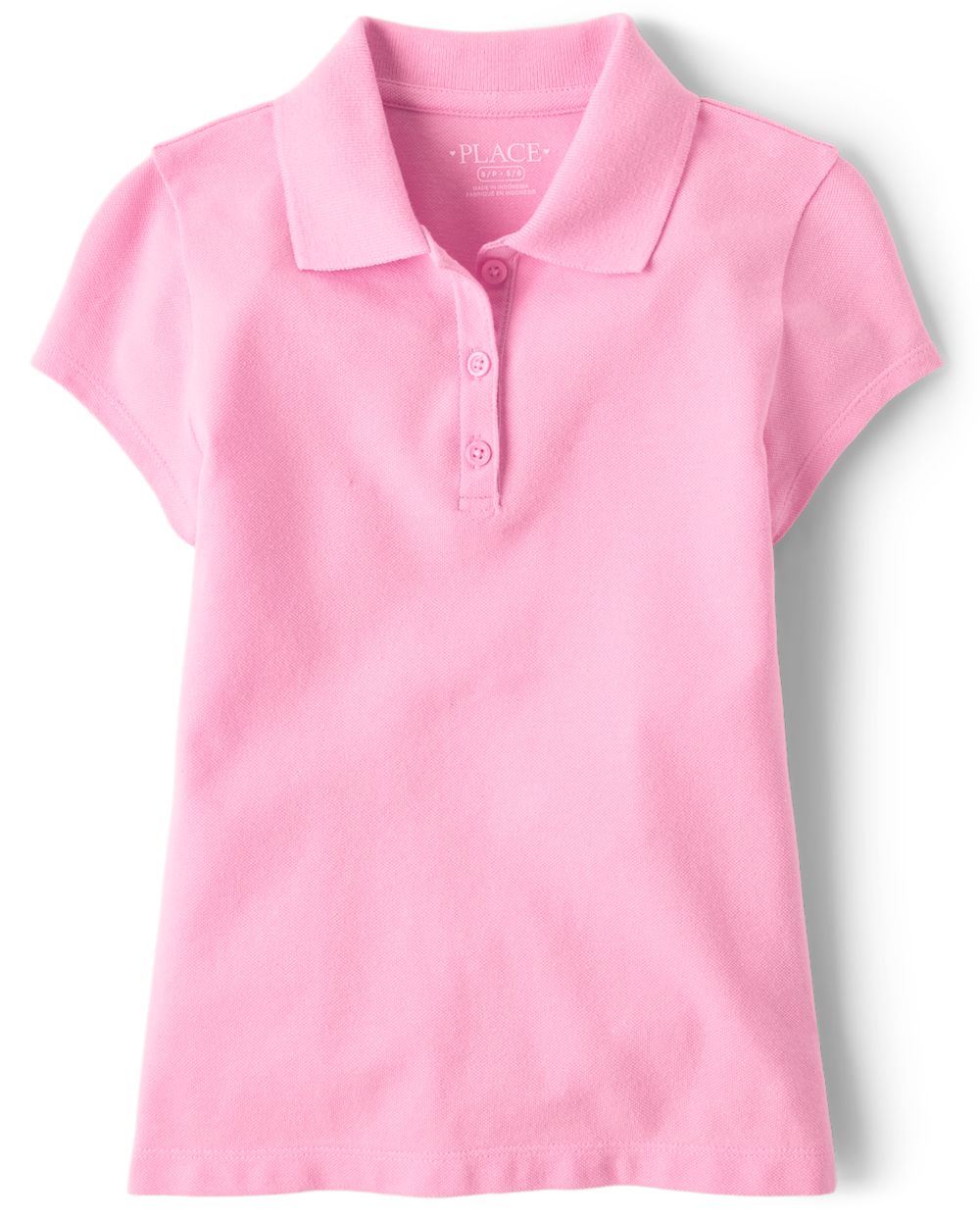 

s Uniform Pique Polo - Pink - The Children's Place