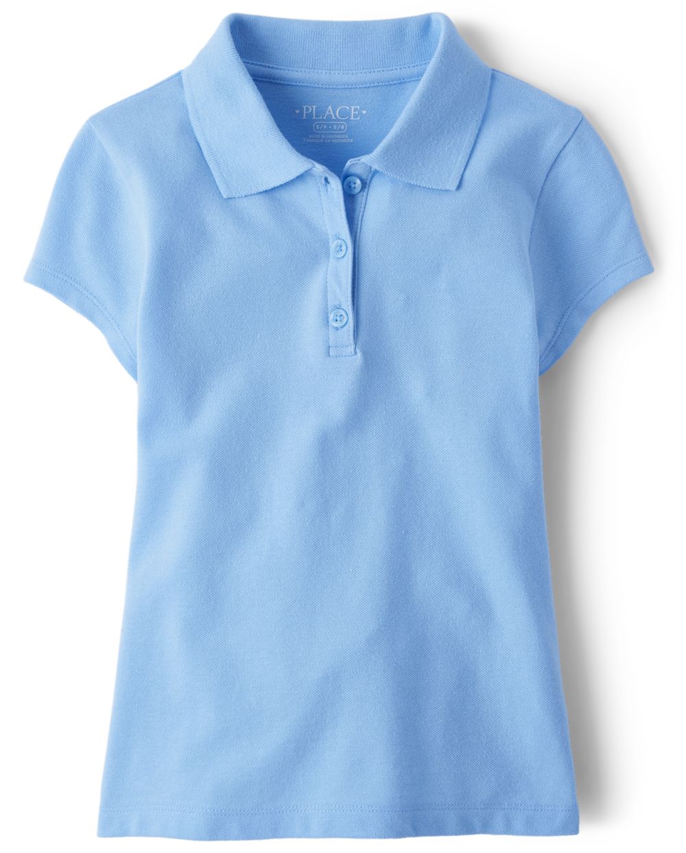 

s Uniform Pique Polo - Blue - The Children's Place