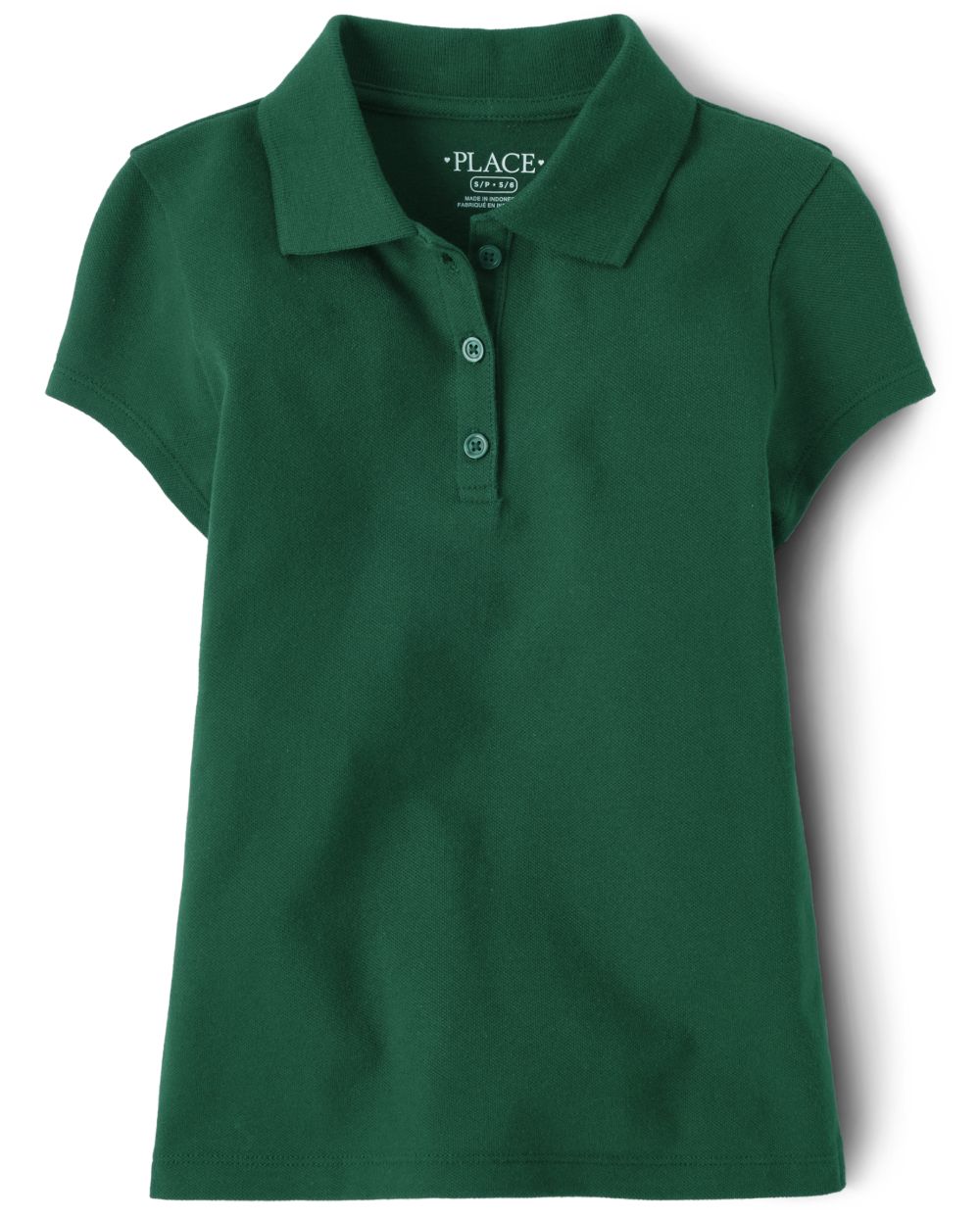 

s Uniform Pique Polo - Green - The Children's Place