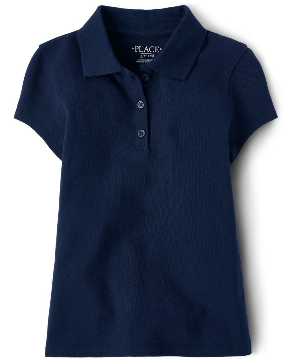 

s Uniform Pique Polo - Blue - The Children's Place