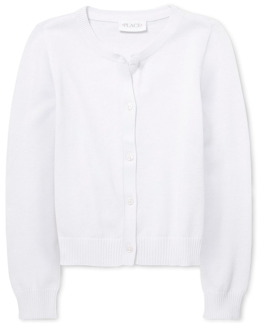 Girls Uniform Long Sleeve Cardigan