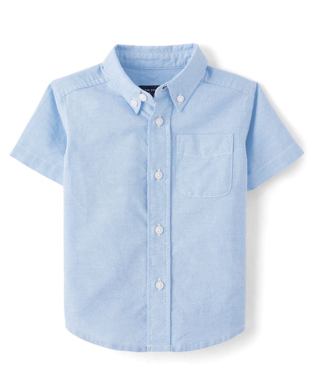 

s Baby And Toddler Boys Uniform Oxford Button Down Shirt - Blue - The Children's Place