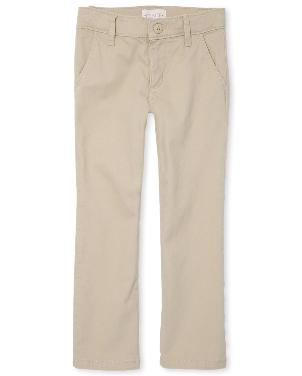 

Girls Uniform Skinny Chino Pants - Tan - The Children's Place