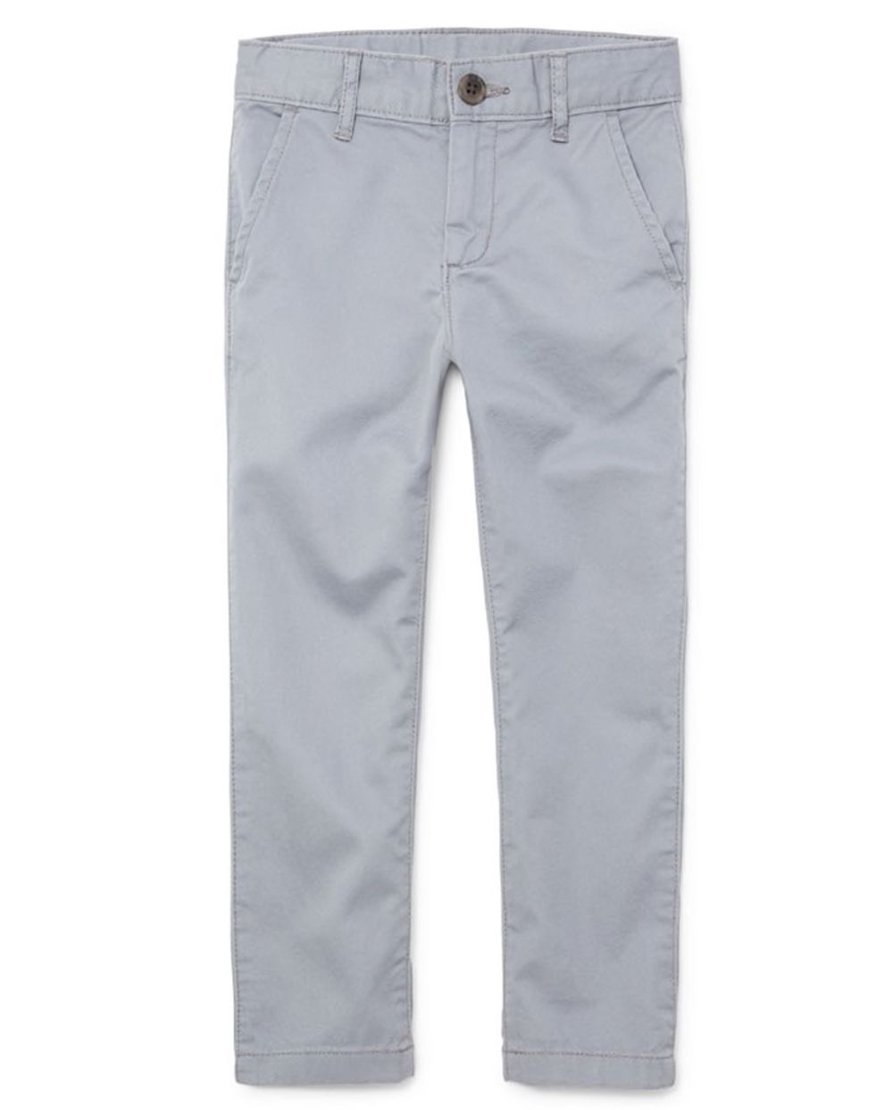 

Boys Boys Uniform Skinny Chino Pants - Gray - The Children's Place