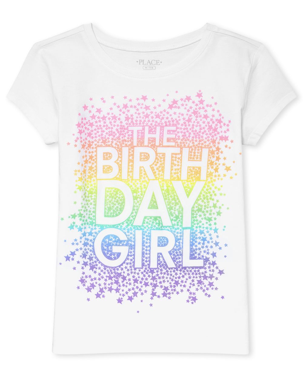 

Girls Birthday Graphic Tee - White T-Shirt - The Children's Place
