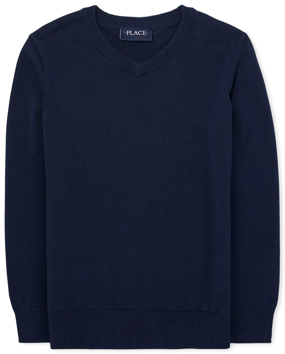 

Boys Boys Uniform V-Neck Sweater - Blue - The Children's Place