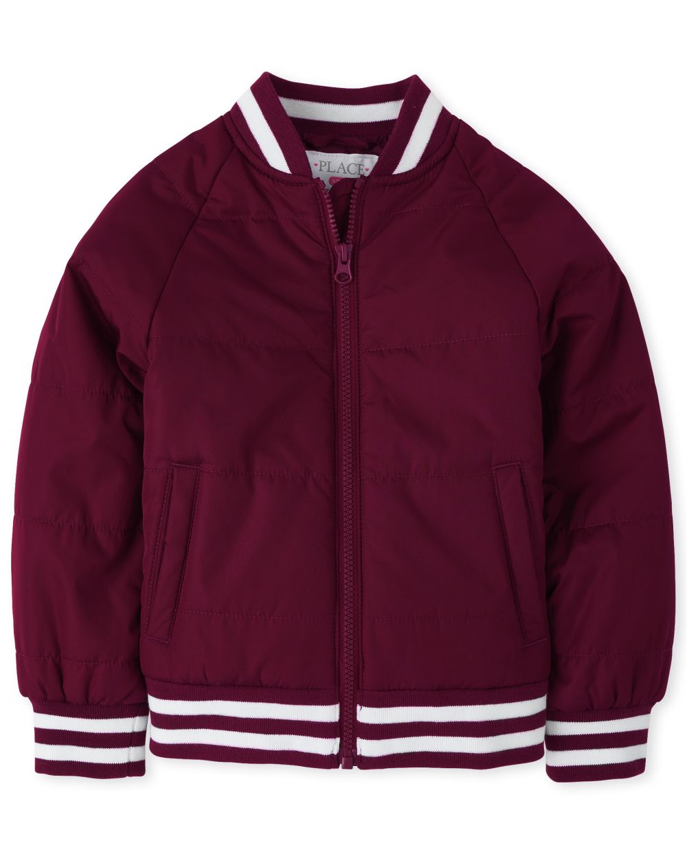 

Girls Uniform Bomber Jacket - Red - The Children's Place