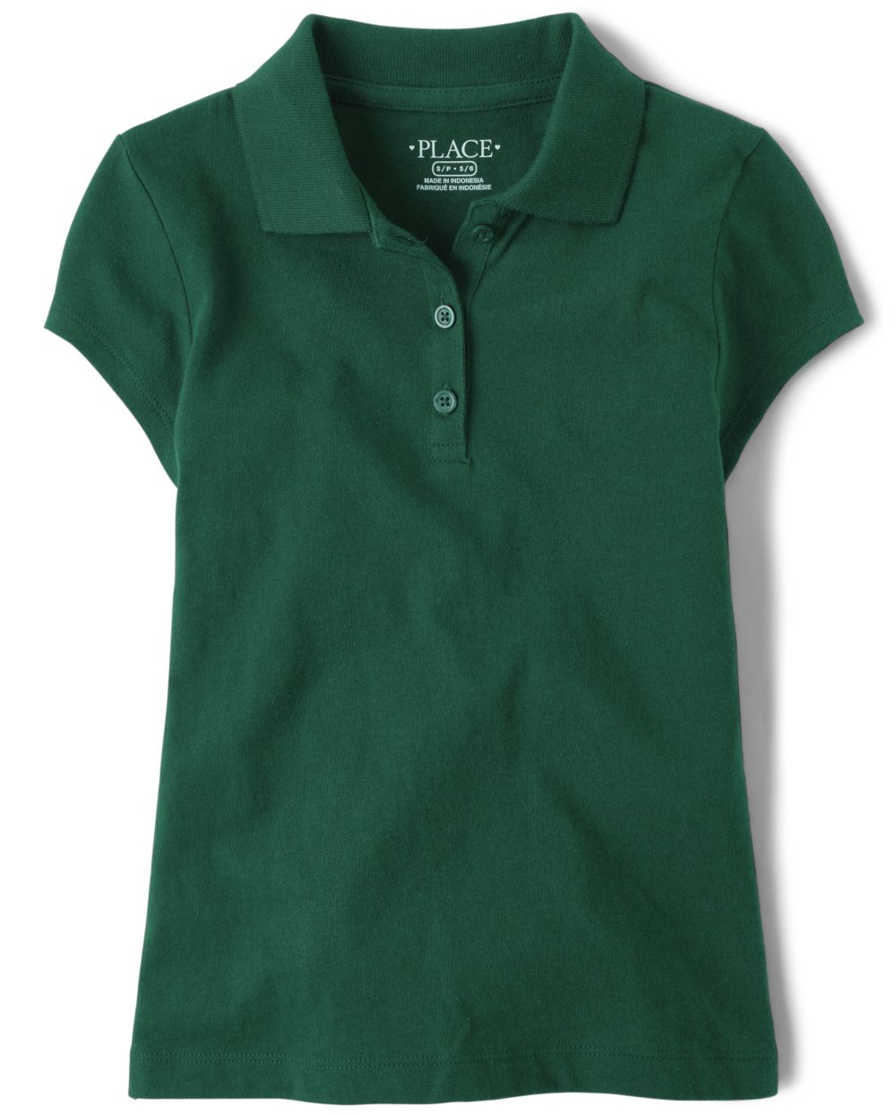 

s Uniform Soft Jersey Polo - Green - The Children's Place