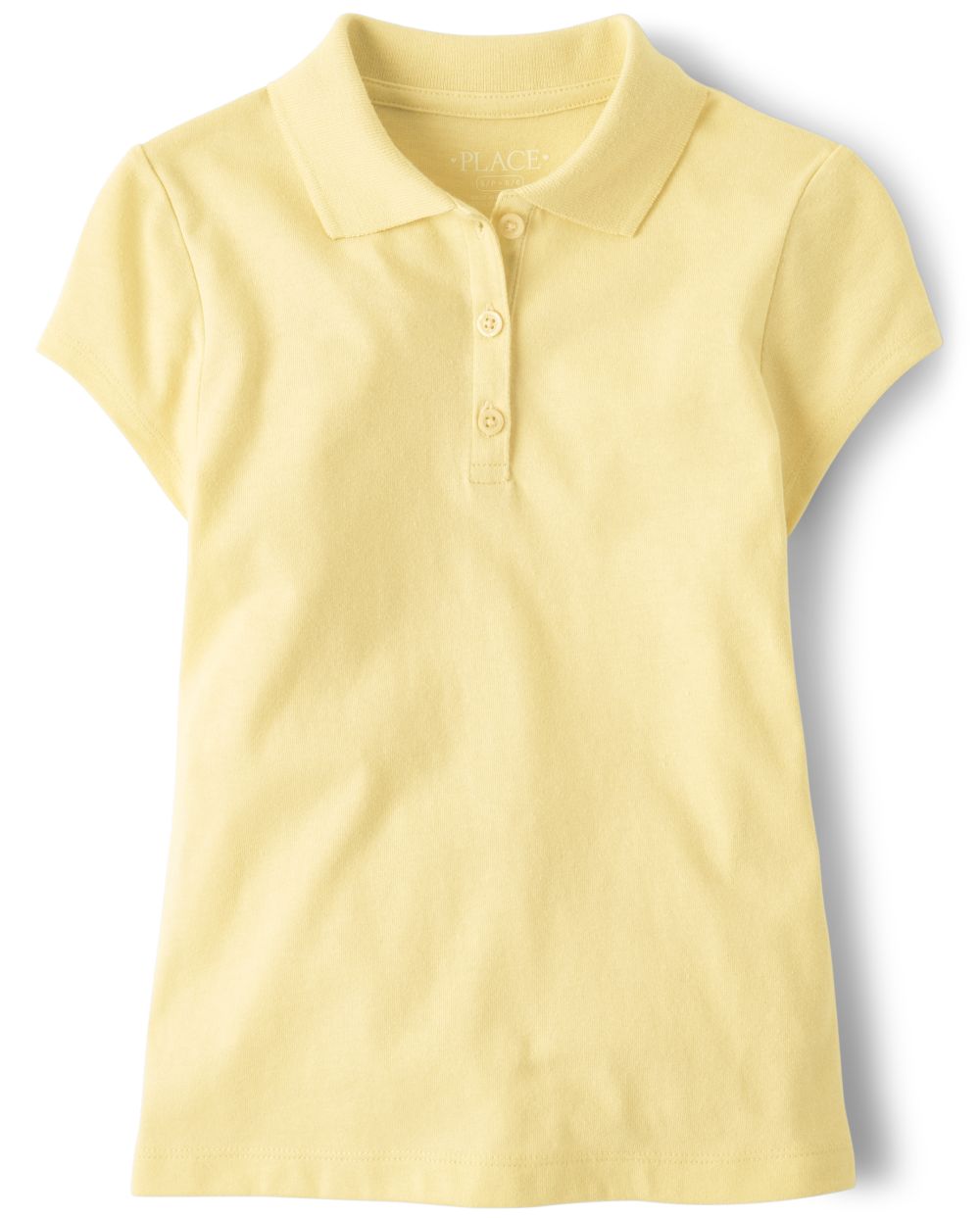 

s Uniform Soft Jersey Polo - Yellow - The Children's Place