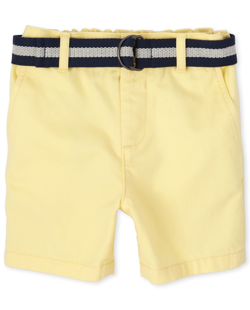 

s Baby And Toddler Boys Belted Chino Shorts - Yellow - The Children's Place
