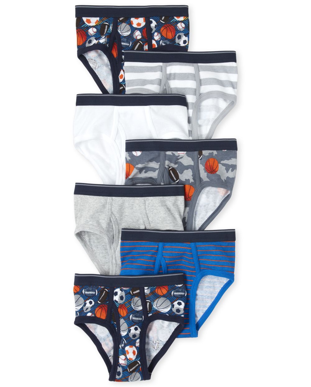 

Boys Boys Sports Briefs 7-Pack - Blue - The Children's Place