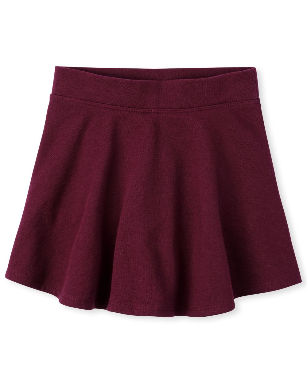 

Girls Uniform Active French Terry Skort - Red - The Children's Place