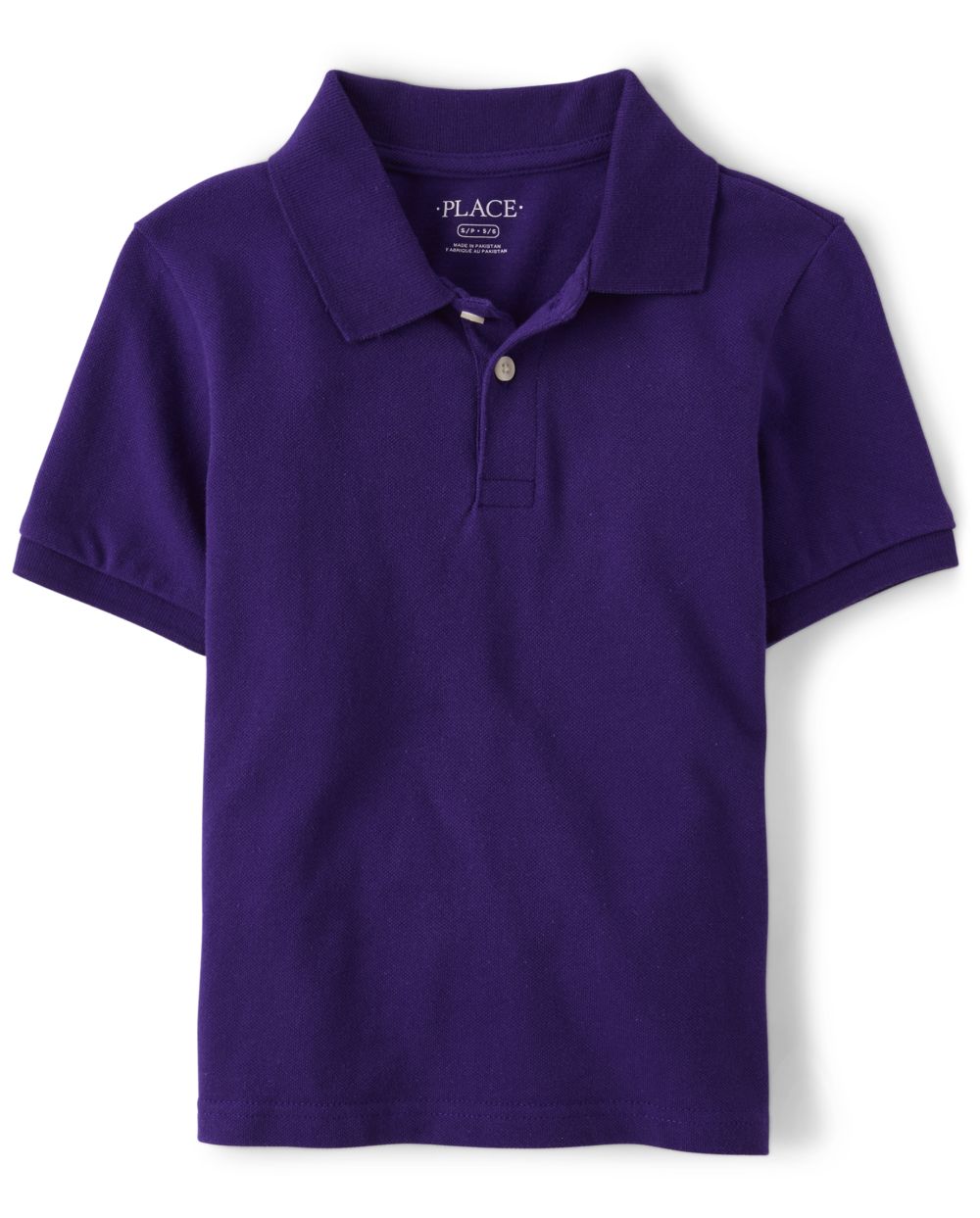 

s Boys Uniform Pique Polo - Purple - The Children's Place