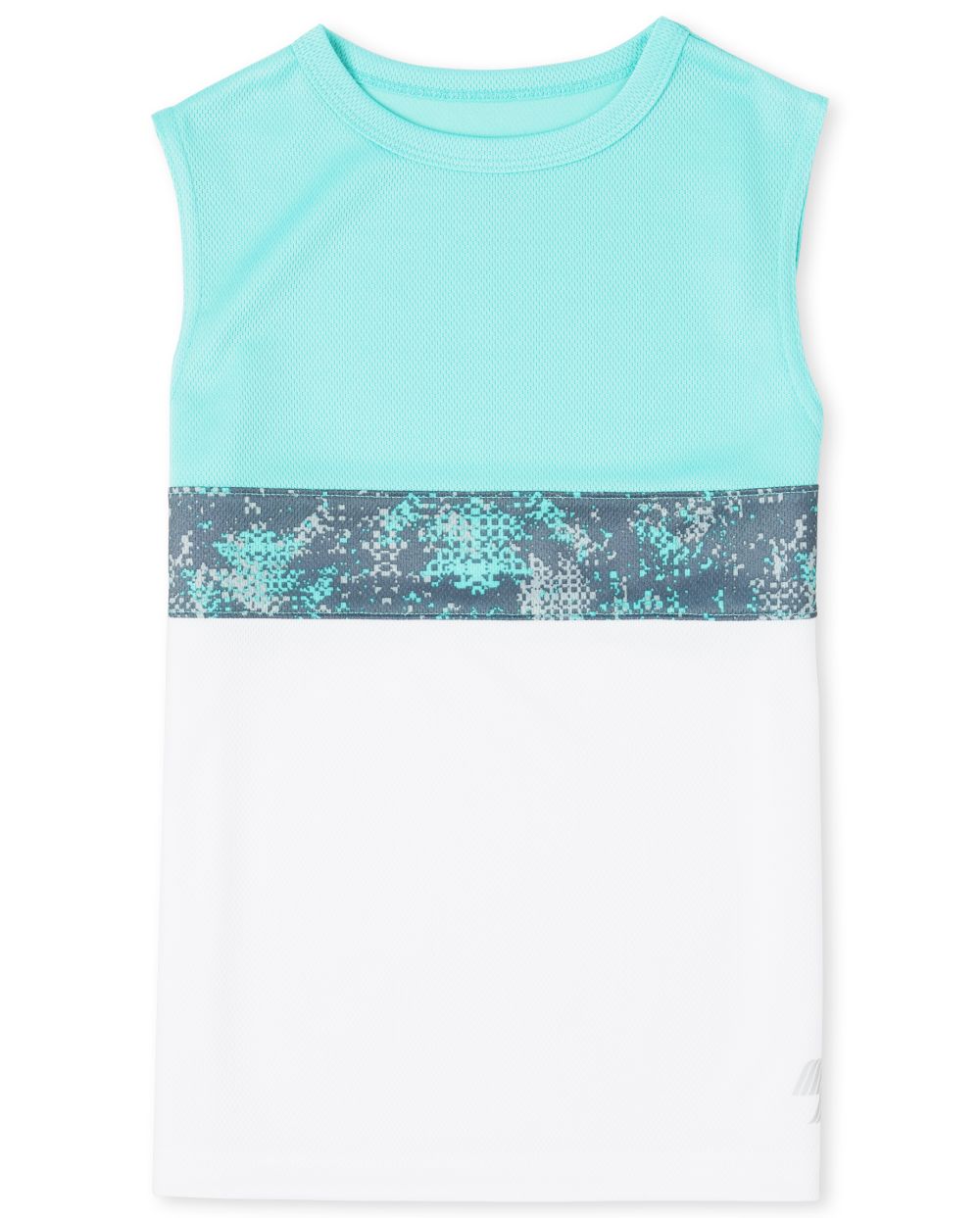 

s Boys Mix And Match Colorblock Performance Tank Top - Blue - The Children's Place