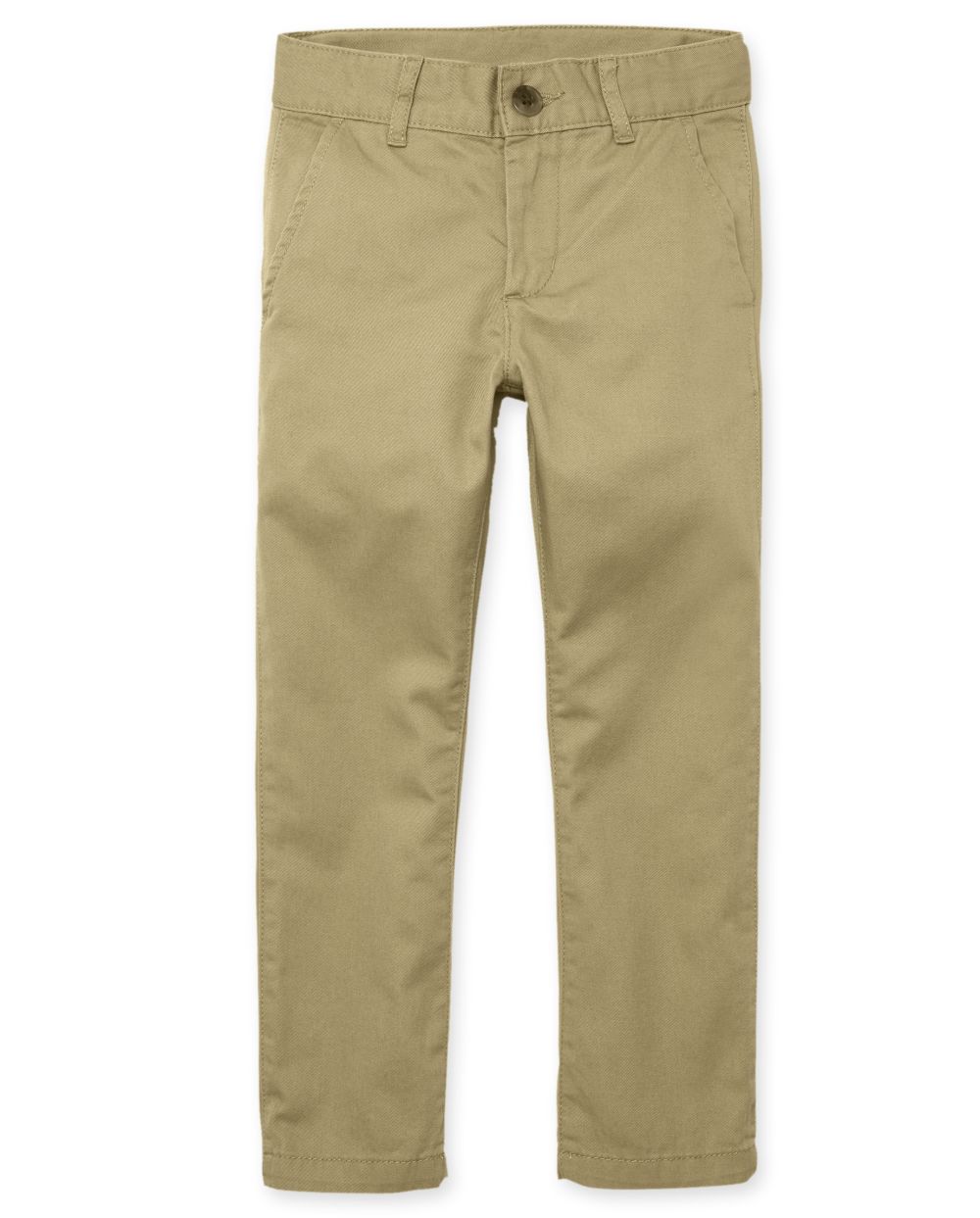 

Boys Boys Uniform Stain And Wrinkle Resistant Stretch Skinny Perfect Pants - Tan - The Children's Place