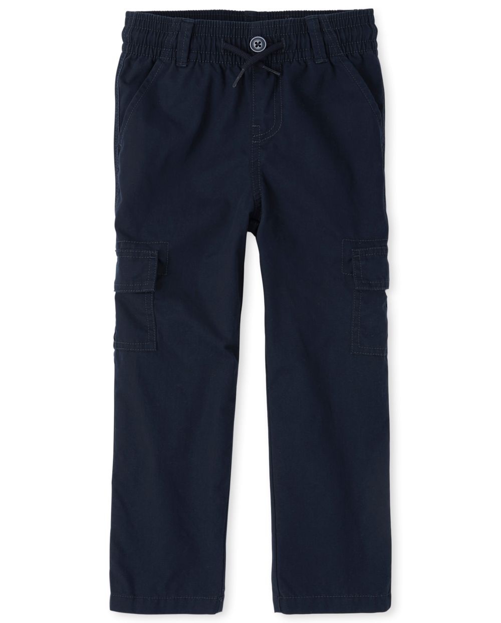 

Boys Boys Uniform Pull On Slim Cargo Pants - Blue - The Children's Place