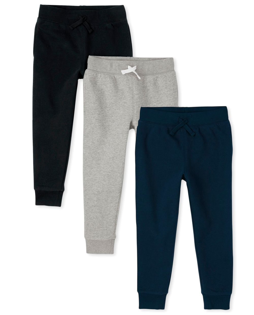 Boys Uniform Fleece Jogger Pants 3Pack
