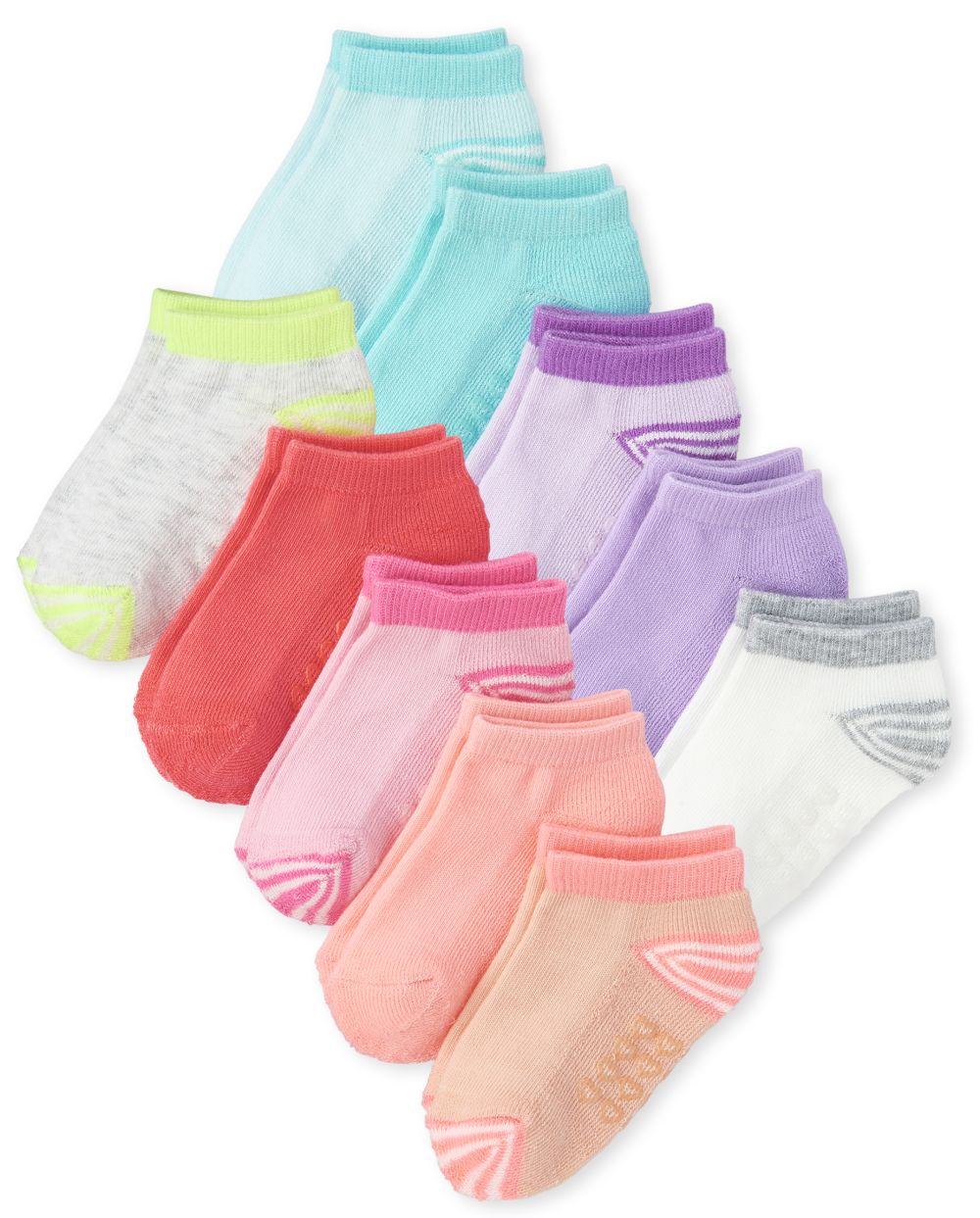 

s Toddler Ankle Socks 10-Pack - Multi - The Children's Place