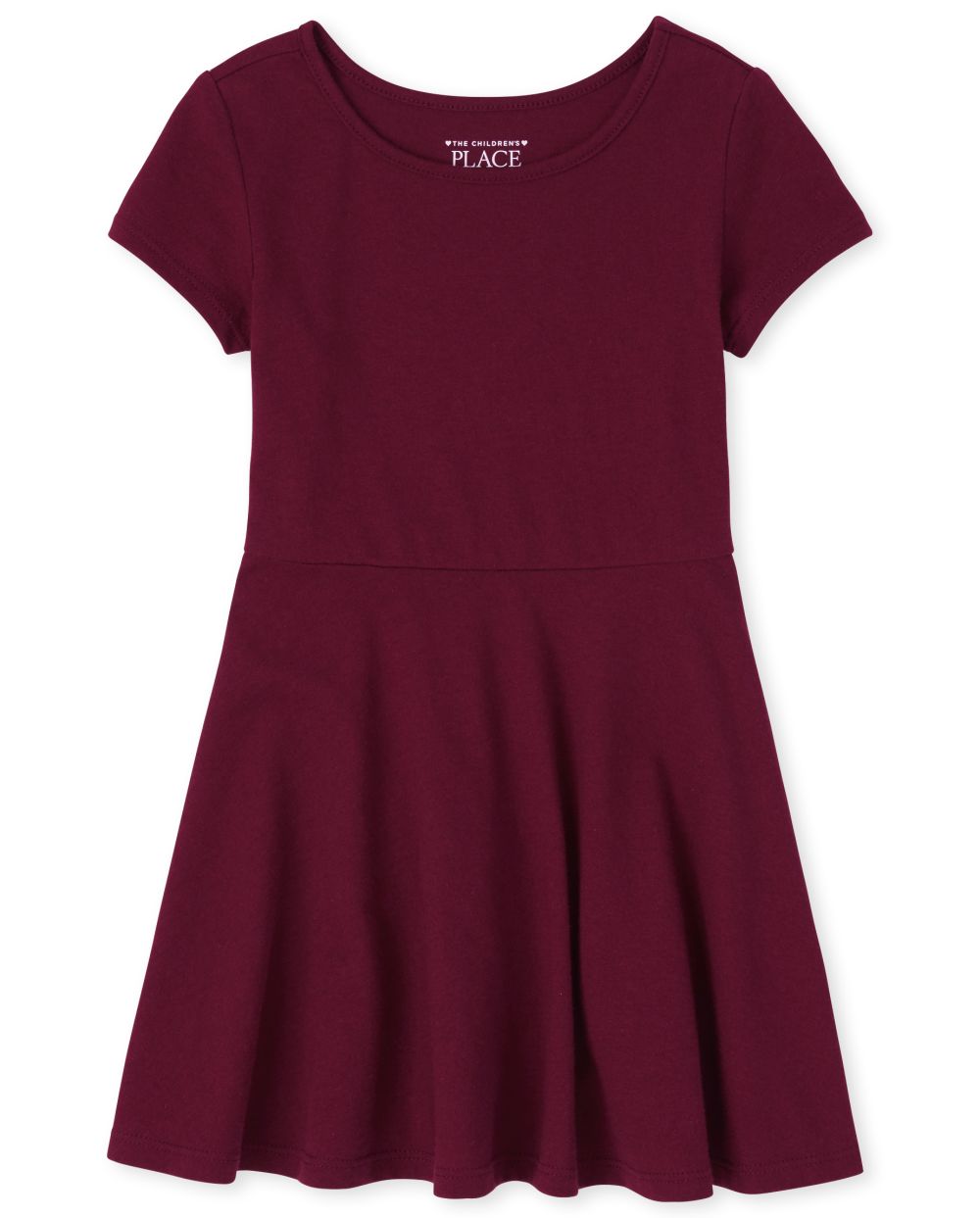 

s Toddler Uniform Skater Dress - Red - The Children's Place