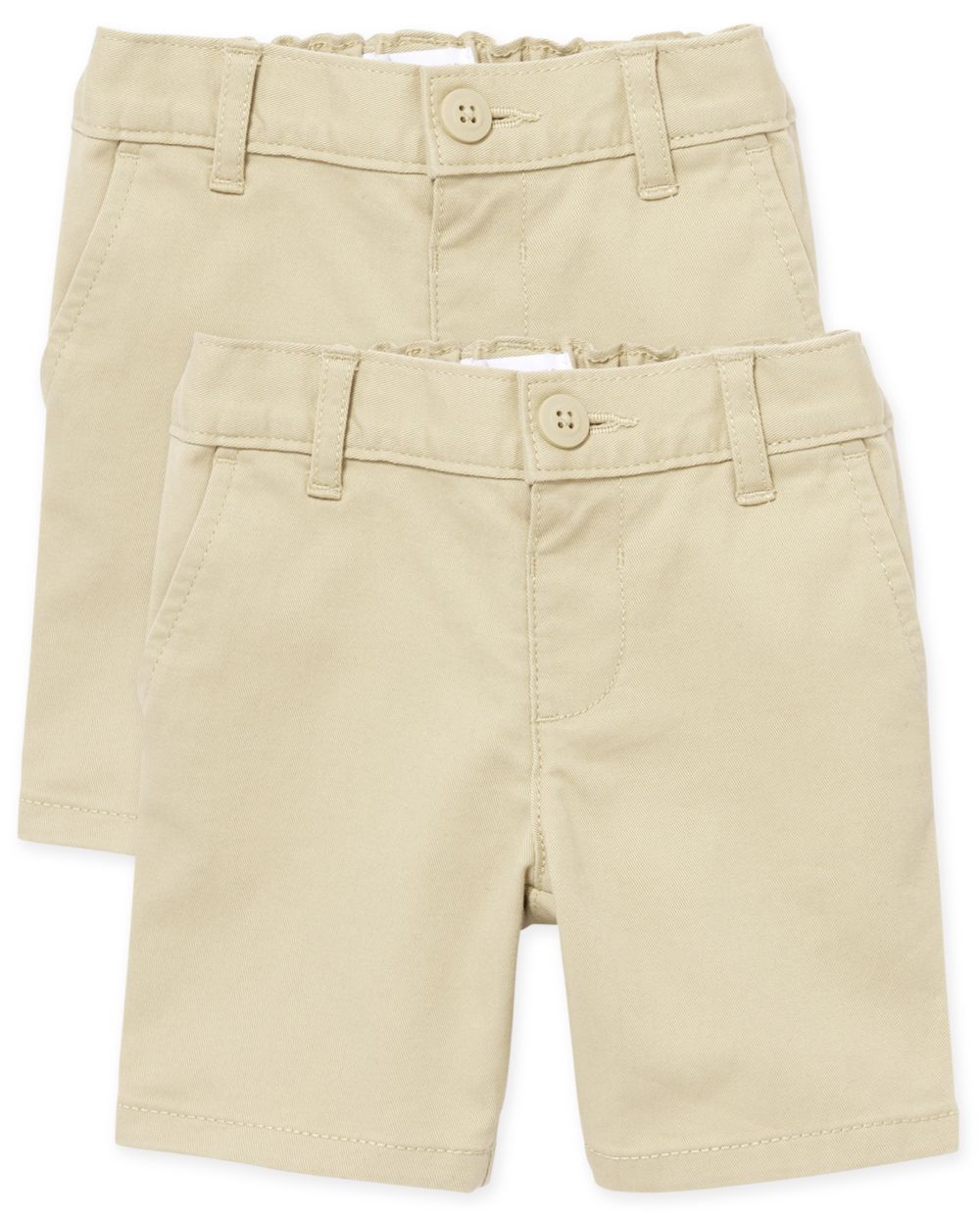 

s Toddler Uniform Chino Shorts 2-Pack - Tan - The Children's Place
