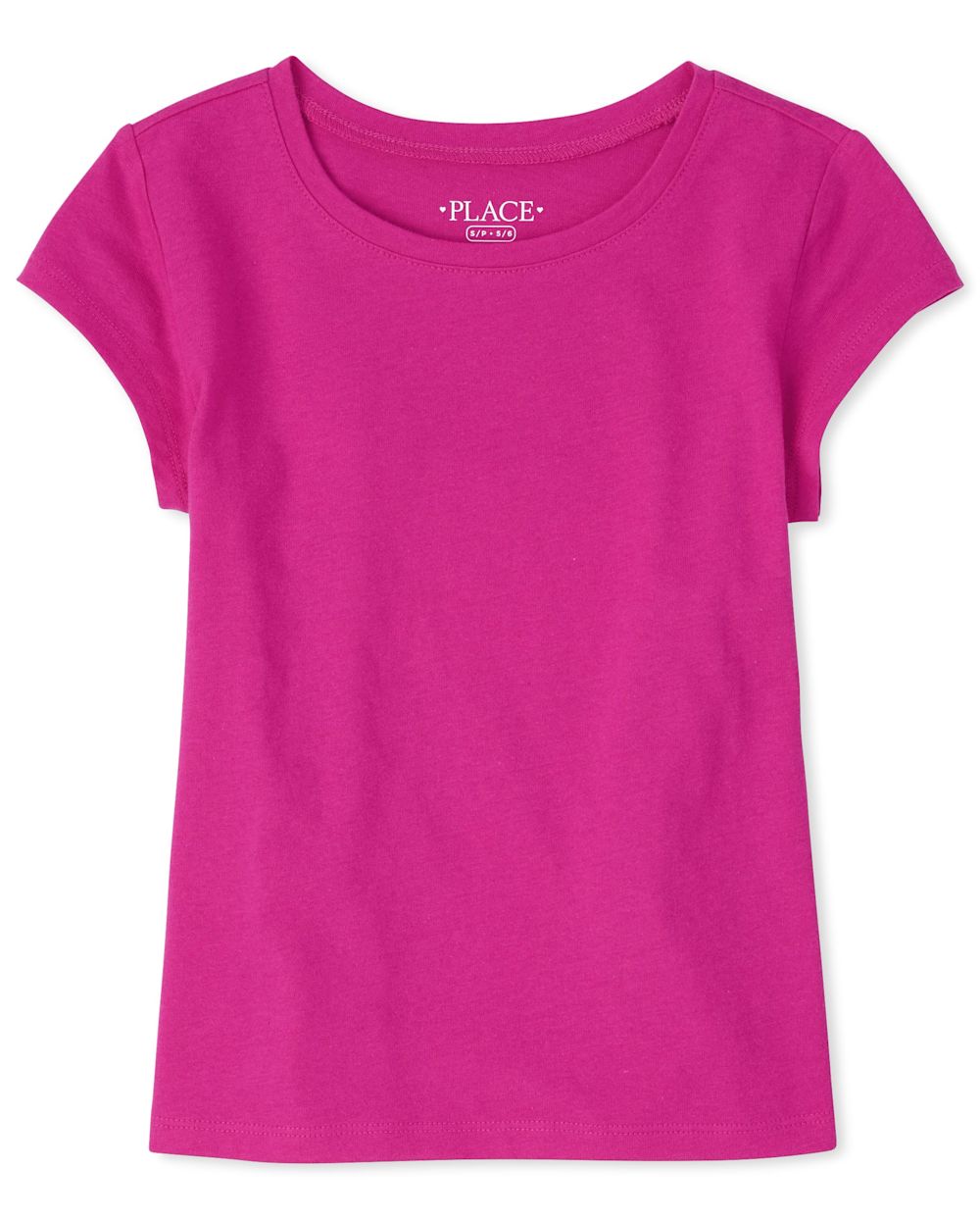 Girls Uniform Short Sleeve Basic Layering Tee