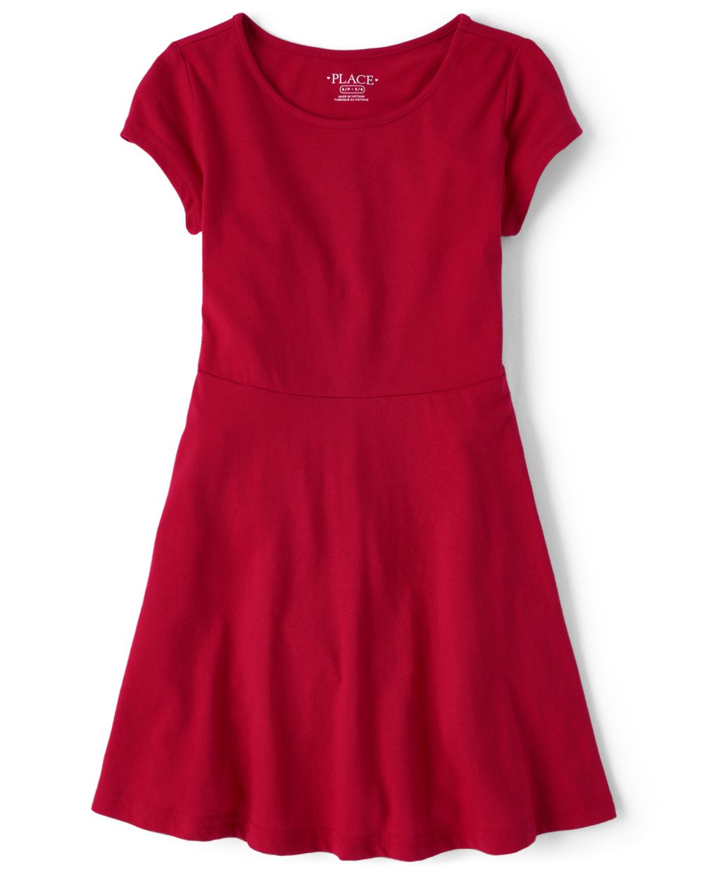 

Girls Uniform Skater Dress - Red - The Children's Place