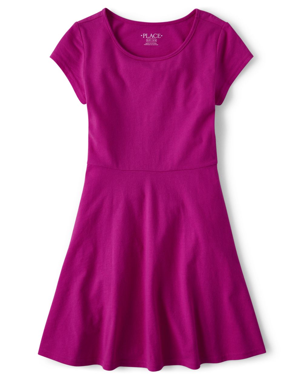 

Girls Uniform Skater Dress - Pink - The Children's Place
